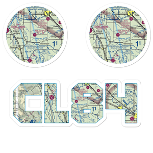 Ahlem Farms Airport (CL84) VFR Sectional Sticker Pack