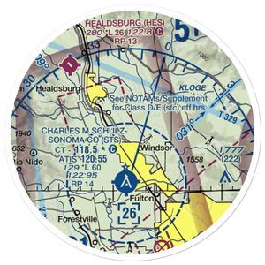 Allan Ranch Flight Park Ultralightport (CL36) VFR Sectional Sticker (20 mile)