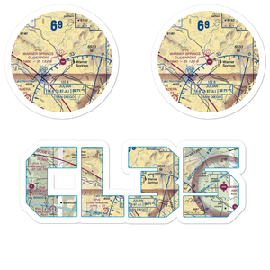 Warner Springs Gliderport Airport (CL35) VFR Sectional Sticker Pack