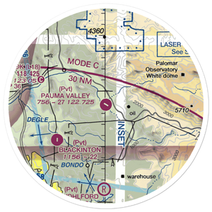Pauma Valley Air Park (CL33) VFR Sectional Sticker (20 mile)