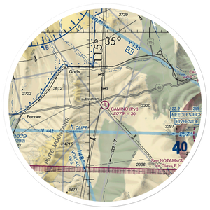 Camino Airstrip (CL29) VFR Sectional Sticker (30 mile)