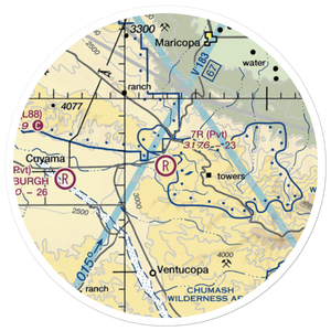 7R Ranch Airport (CL25) VFR Sectional Sticker (20 mile)