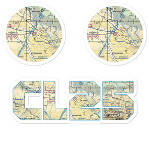 7R Ranch Airport (CL25) VFR Sectional Sticker Pack