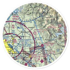 Kindsvater Ranch Airport (CL24) VFR Sectional Sticker (30 mile)