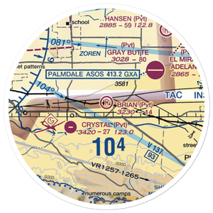 Brian Ranch Airport (CL13) VFR Sectional Sticker (20 mile)