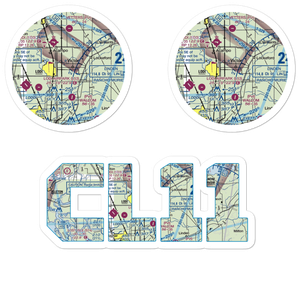 Ferdun Ranch Airport (CL11) VFR Sectional Sticker Pack