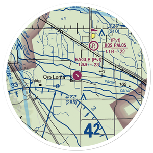 Eagle Field (CL01) VFR Sectional Sticker (20 mile)