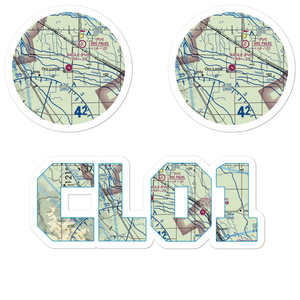 Eagle Field (CL01) VFR Sectional Sticker Pack