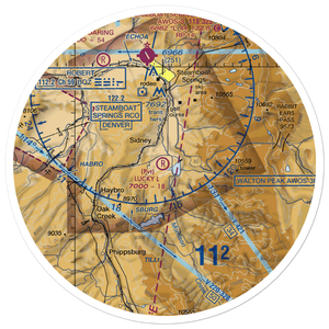 Lucky L Ranch Airport (CD99) VFR Sectional Sticker (30 mile)