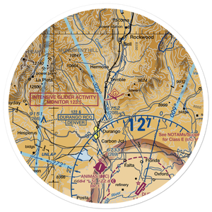 Val Air Airport (CD82) VFR Sectional Sticker (30 mile)
