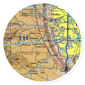 Tall Timber Airport (CD28) VFR Sectional Sticker (30 mile)