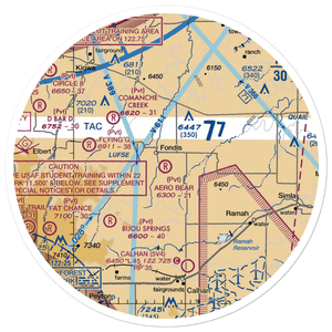 Aero Bear Field (CD23) VFR Sectional Sticker (30 mile)