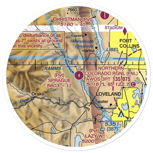 Sprague Airport (CD20) VFR Sectional Sticker (20 mile)
