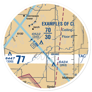 Schantz Airstrip (CD15) VFR Sectional Sticker (20 mile)