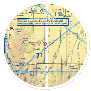 Morris Airport (CD13) VFR Sectional Sticker (30 mile)