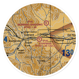 Chapman Field (CD10) VFR Sectional Sticker (20 mile)