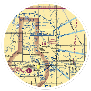 Tinnes Airport (CD03) VFR Sectional Sticker (30 mile)