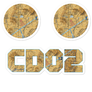 Skyote Airport (CD02) VFR Sectional Sticker Pack