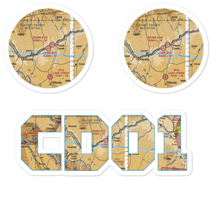 Lowe Airstrip (CD01) VFR Sectional Sticker Pack