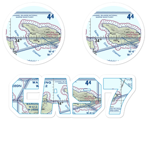 Christy Airstrip (CA97) VFR Sectional Sticker Pack