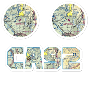 Paradise Skypark Airport (CA92) VFR Sectional Sticker Pack