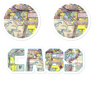 Skylark Field (CA89) VFR Sectional Sticker Pack