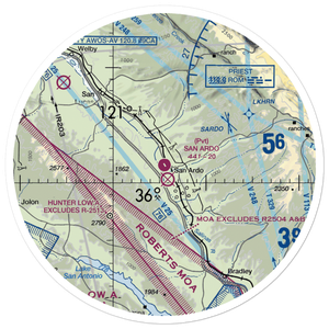San Ardo Field (CA88) VFR Sectional Sticker (30 mile)