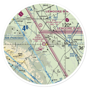 Avenal Gliderport (CA69) VFR Sectional Sticker (30 mile)