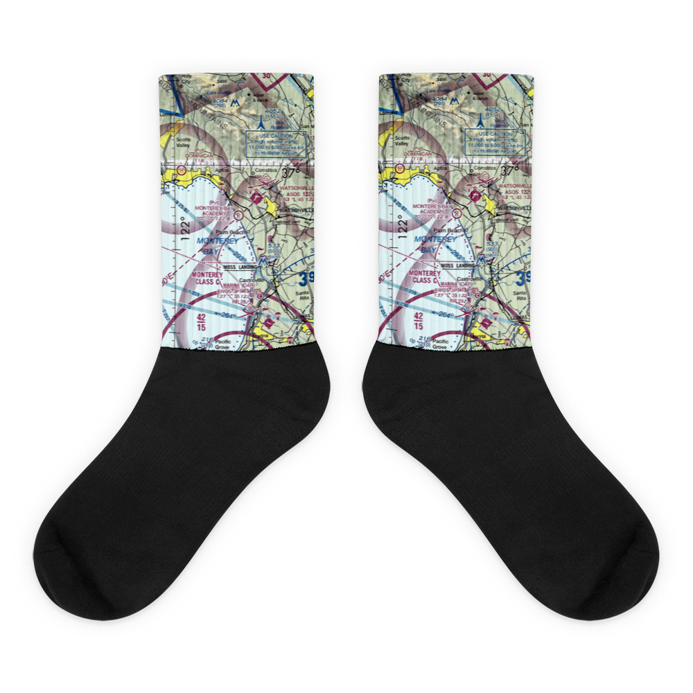 Monterey Bay Academy Airport (CA66) VFR Sectional Socks 