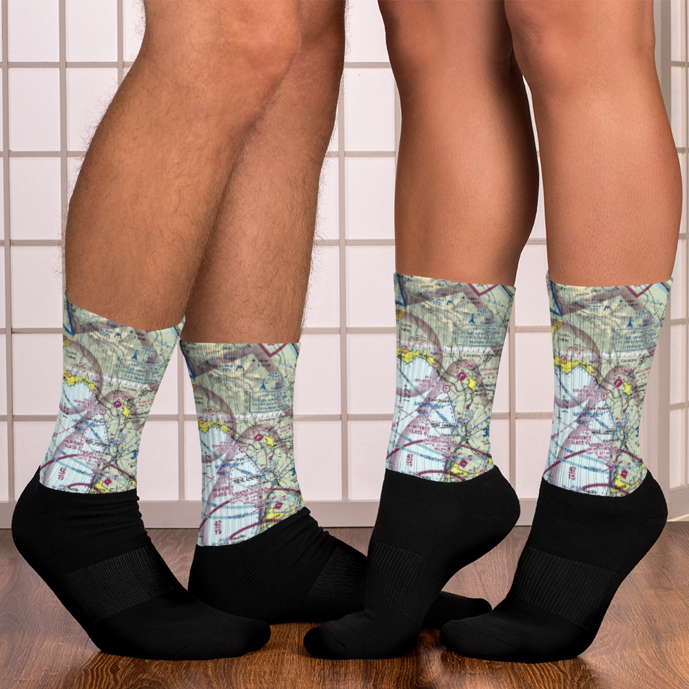 Monterey Bay Academy Airport (CA66) VFR Sectional Socks 