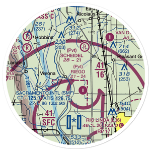 Vestal Strip (CA59) VFR Sectional Sticker (20 mile)