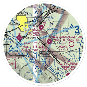 33 Strip (CA54) VFR Sectional Sticker (20 mile)