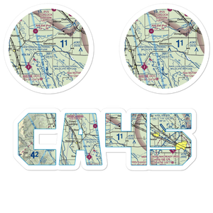 Stevinson Strip (CA45) VFR Sectional Sticker Pack