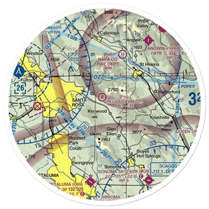 Belos Cavalos Airport (CA39) VFR Sectional Sticker (30 mile)