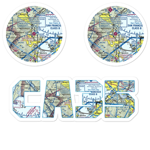 San Rafael Airport (CA35) VFR Sectional Sticker Pack