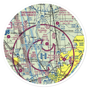 Lauppes Strip (CA22) VFR Sectional Sticker (30 mile)