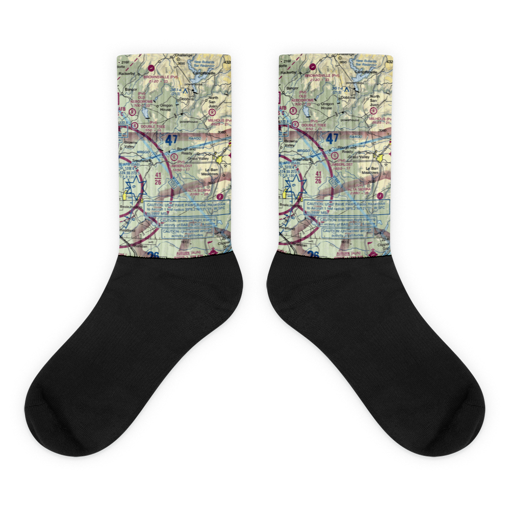 Limberlost Ranch Airport (CA21) VFR Sectional Socks 
