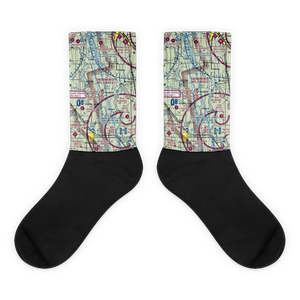 Sunrise Dusters Airport (CA18) VFR Sectional Socks
