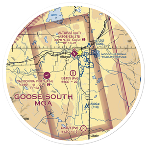 Bates Field (CA06) VFR Sectional Sticker (30 mile)
