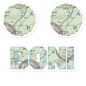 Bonita (BONI) VFR Sectional Sticker Pack