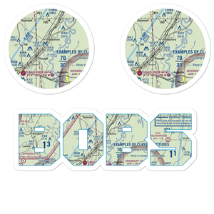 Bobs (BOBS) VFR Sectional Sticker Pack