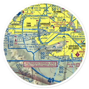 Hangar Haciendas Airport (AZ90) VFR Sectional Sticker (30 mile)