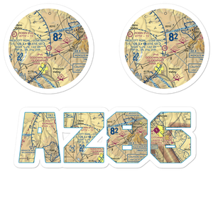 A C Goodwin Memorial Field Gliderport (AZ86) VFR Sectional Sticker Pack