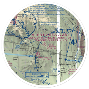 Tonopah Airport (AZ85) VFR Sectional Sticker (30 mile)