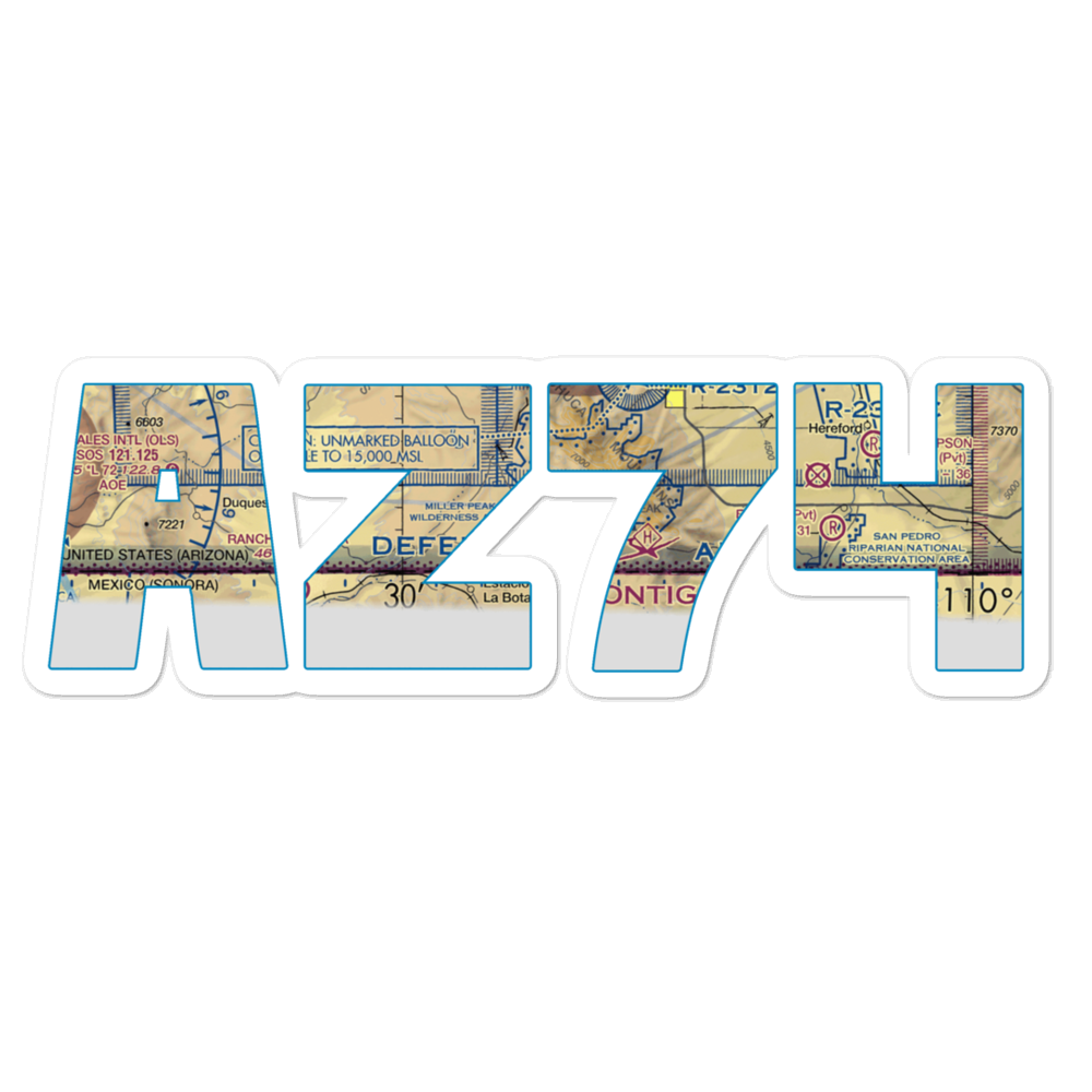 Lone Mountain International Airport (AZ74) VFR Sectional Sticker 