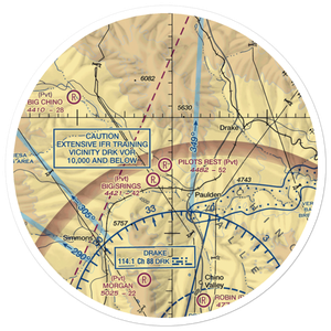 Pilots Rest Airport (AZ57) VFR Sectional Sticker (30 mile)
