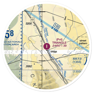 Triangle Airpark (AZ50) VFR Sectional Sticker (20 mile)