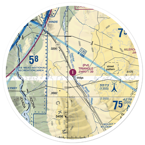 Triangle Airpark (AZ50) VFR Sectional Sticker (30 mile)