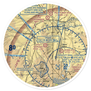 Morgan Ranch Airstrip (AZ46) VFR Sectional Sticker (30 mile)