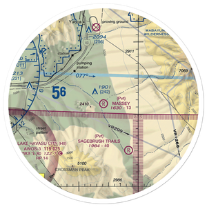 Massey Farm Airport (AZ34) VFR Sectional Sticker (30 mile)